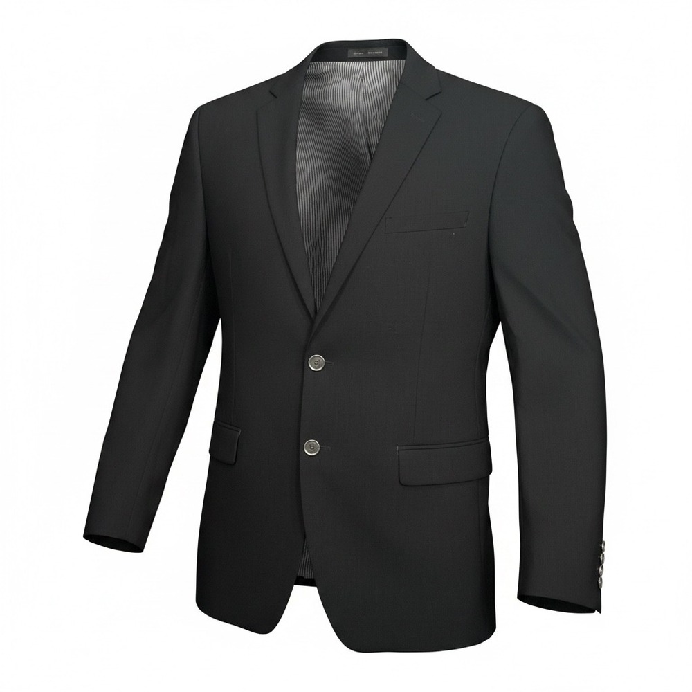 Calvin Klein Mens Extreme Slim Fit Blazer Black Suit Jacket 2 Button 42R